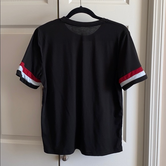 Color block animal print top - Picture 4 of 5